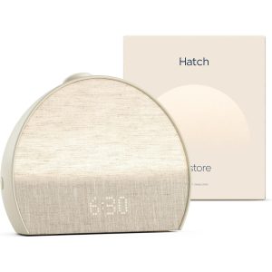 Hatch Restore 3 Sunrise Alarm Clock. Sound Machine. Smart Light (Cocoa) – White Noise. Screen-Free Sleep Routine(New Putty)